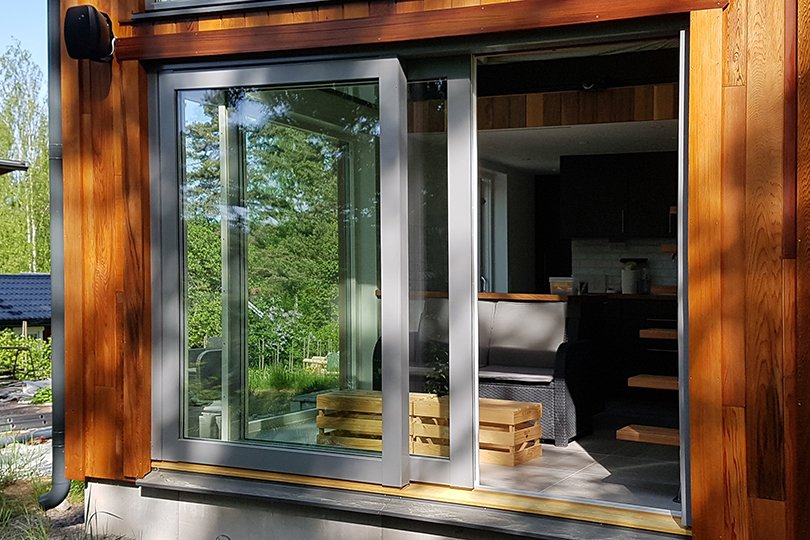 ytterdorr glas entre