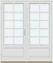 2 ramar med panel, 4 horisontala spröjsar och 1 vertikal spröjs