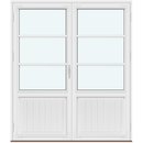 2 ramar med panel, 2 horisontala spröjsar