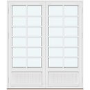 2 ramar med panel, 5 horisontala spröjsar och 1 vertikal spröjs