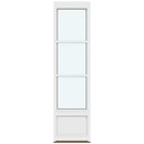 1 ram med vertikalt glas, 2 horisontala spröjsar, panel